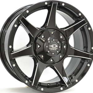 LEAGUE M692 9X18 6X139  ET 25 GLOSS BLACK / POLISHED