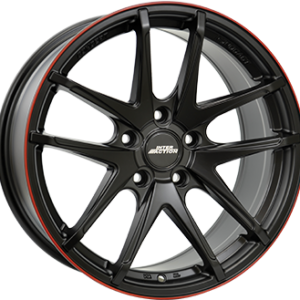 IA RED 7,5X17 5X112  ET 45 DULL BLACK / RED