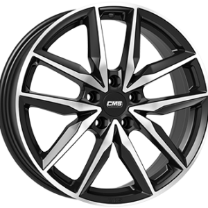 CMS C28 7X17 5X108  ET 50 GLOSS BLACK / POLISHED