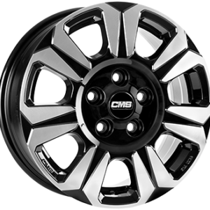 CMS C31 6,5X16 6X130  ET 62 GLOSS BLACK / POLISHED