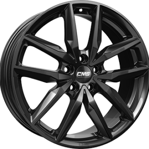 CMS C28 7X17 5X108  ET 48 GLOSS BLACK