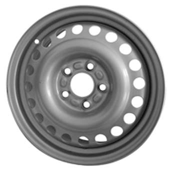 MW STEEL 6X15 5X108  ET 53 SILVER