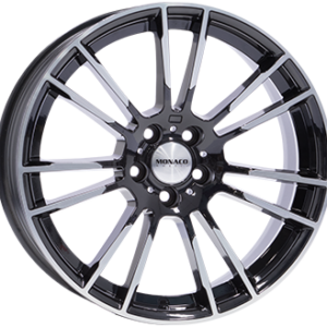 MONACO WHEELS 8,5X19 5X112  ET 30 GLOSS BLACK / POLISHED