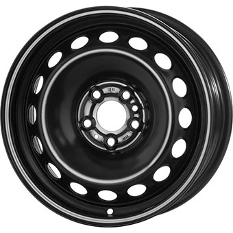 MW STEEL 6X15 5X098  ET 39 BLACK