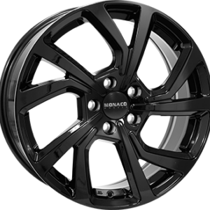 MONACO WHEELS 7,5X18 5X108  ET 45 GLOSS BLACK