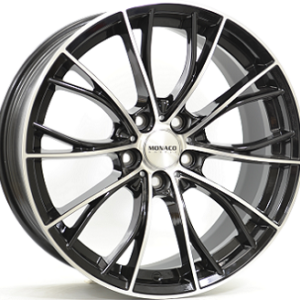 MONACO WHEELS 8,5X19 5X112  ET 30 GLOSS BLACK / POLISHED