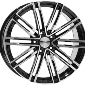 MONACO WHEELS 10,5X20 5X112  ET 15 GLOSS BLACK / POLISHED