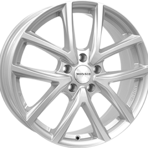 MONACO WHEELS 7X17 5X114  ET 45 SILVER