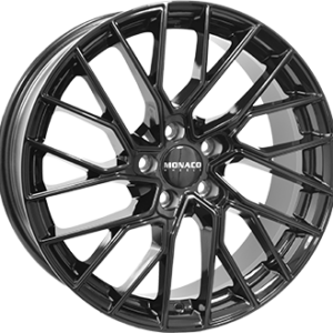 MONACO WHEELS 8X18 5X112  ET 28 GLOSS BLACK