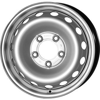 MW STEEL 6,5X16 5X130  ET 66 SILVER