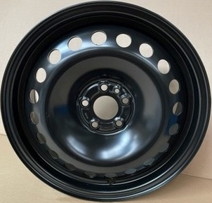 MW STEEL 6X16 5X098  ET 36 BLACK