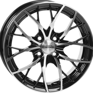 INTER ACTION 7X15 4X100  ET 38 GLOSS BLACK / POLISHED