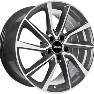 AVUS AC-518 7,5X18 5X112  ET 50 DULL ANTHRACITE / POLISH