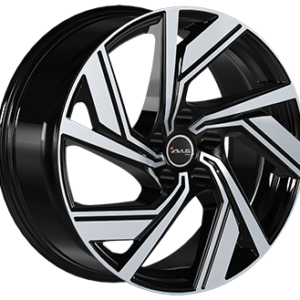 AVUS AC-521 8,5X19 5X112  ET 48 GLOSS BLACK / POLISHED