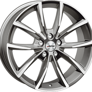 AUTEC ASTANA 7X17 5X108  ET 50 TITANIUM / POLISHED