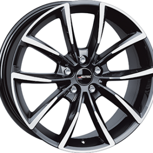 AUTEC ASTANA 8X18 5X114  ET 46 GLOSS BLACK / POLISHED