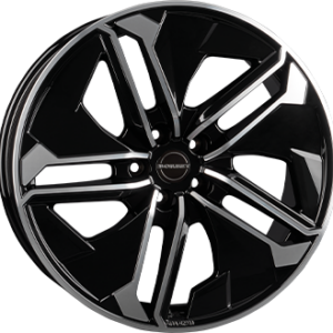 BORBET TX 9X21 5X112  ET 40 GLOSS BLACK / POLISHED