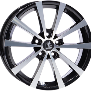 IT WHEELS 7X17 5X112  ET 48 GLOSS BLACK / POLISHED