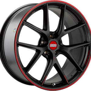 BBS CI-R 8,5X19 5X120  ET 35 DULL BLACK / RED