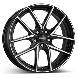 DEZENT TO DARK 8X19 5X108 ET42 BLACK/POLISHED