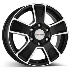 DEZENT VAN DARK 6.5X16 5X130 ET68 BLACK/POLISHED