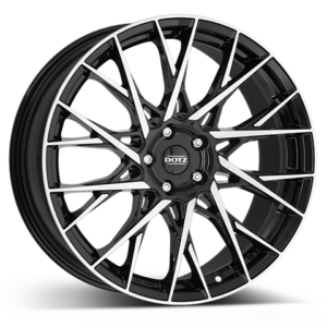 DOTZ FUJI DARK 8X20 5X108 ET40 BLACK/POLISHED