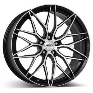 DOTZ SUZUKA DARK 10X20 5X112 ET28 BLACK/POLISHED
