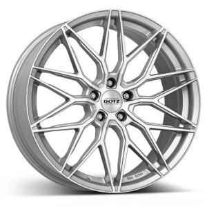DOTZ SUZUKA BLAZE 8.5X20 5X112 ET40 SILVER/POLISHED
