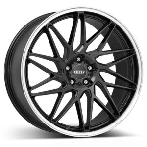 DOTZ TANAKA DARK 9X21 5X112 ET28 GUNMETAL/POLISHED LIP