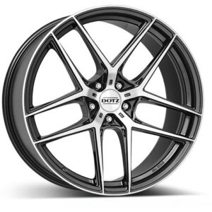 DOTZ LAGUNASECA DARK 9X21 5X120 ET30 GUNMETAL/POLISHED