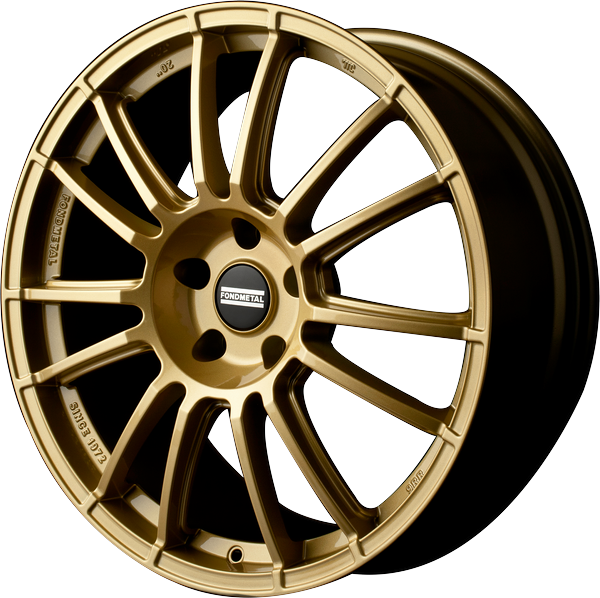 FONDMETAL 9RR 8.50X19 5X98 ET30 GLOSSY GOLD