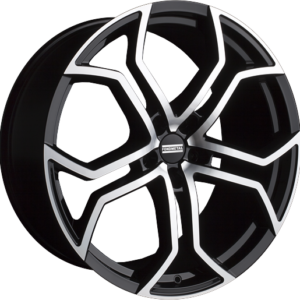 FONDMETAL 9XR 9.00X20 5X114.3 ET40 GLOSSY BLACK MACHINED
