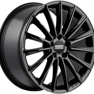 FONDMETAL AIDON 9.00X19 5X112 ET20 GLOSSY BLACK MACHINED LIP