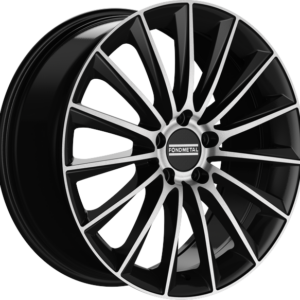 FONDMETAL AIDON 9.00X19 5X112 ET20 GLOSSY BLACK MACHINED