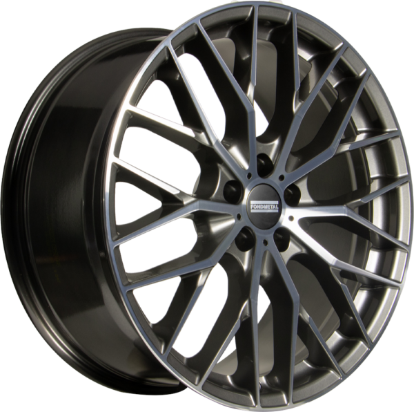 FONDMETAL MAKHAI 9.00X21 5X130 ET45 GLOSSY TITANIUM MACHINED