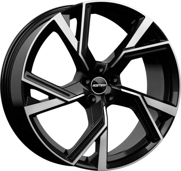GMP ANGEL 8.00X18 5X112 ET45 BLACK DIAMOND
