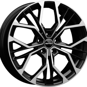 GMP MATISSE 7.00X17 5X108 ET40 BLACK DIAMOND