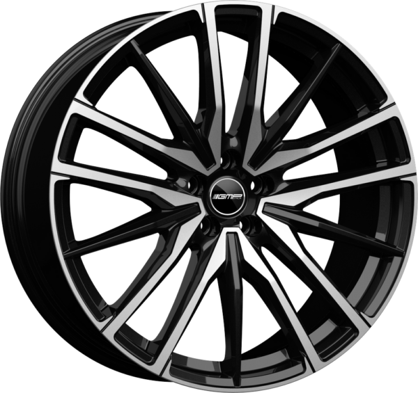 GMP SPARTA 10.5X21 5X112 ET43 BLACK DIAMOND