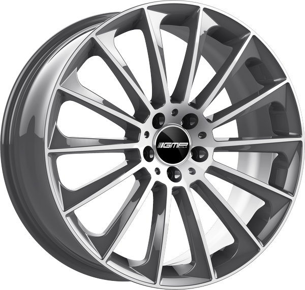 GMP STELLAR 7.50X17 5X112 ET38 ANTHRACITE DIAMOND