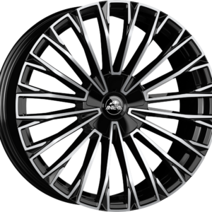 ANTERA A103 10.5X22 5X112 ET35 PIANO BLACK DIAMOND