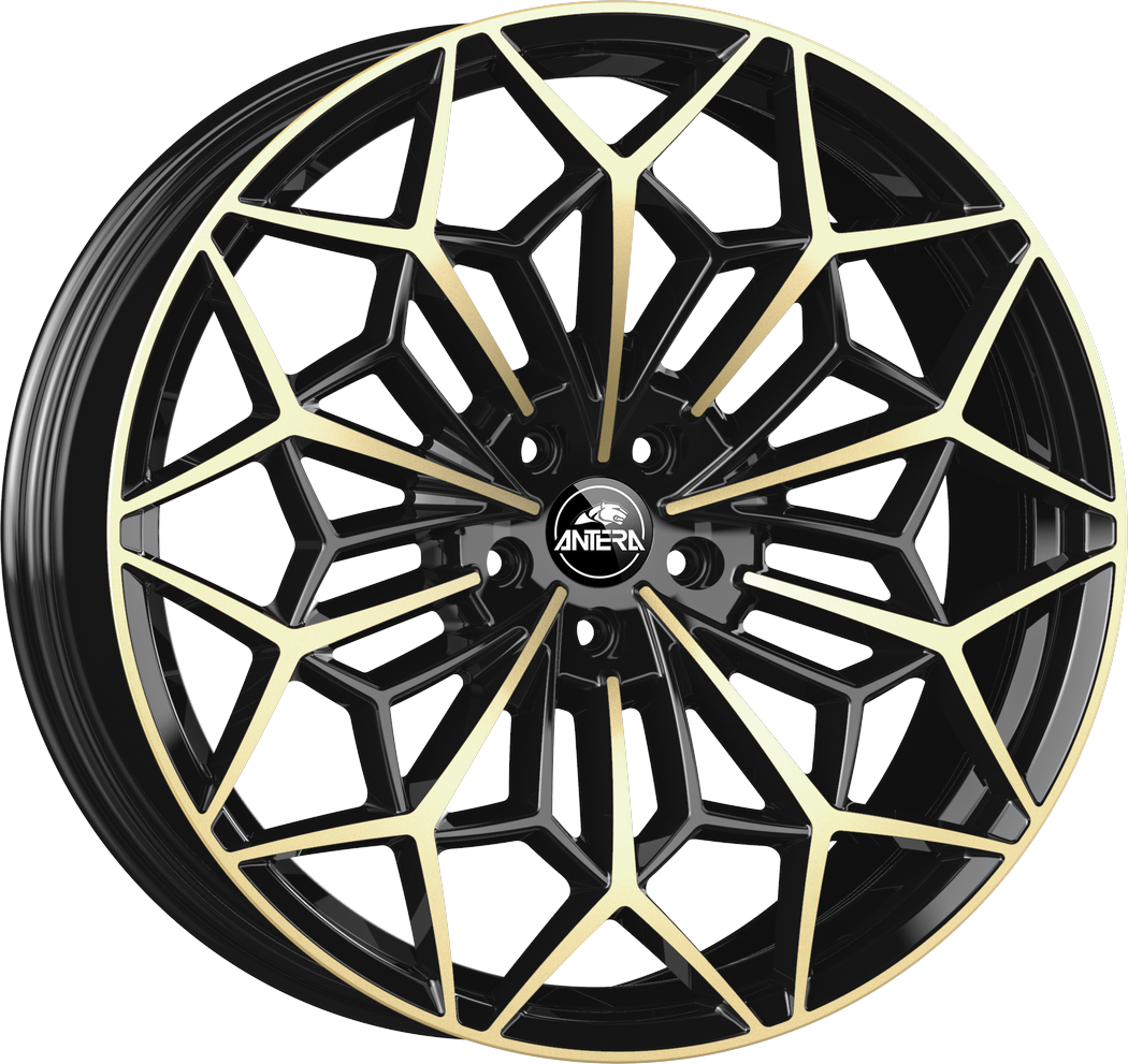 ANTERA A105 11.5X23 5X112 ET43 PIANO BLACK CHAMPAGNE