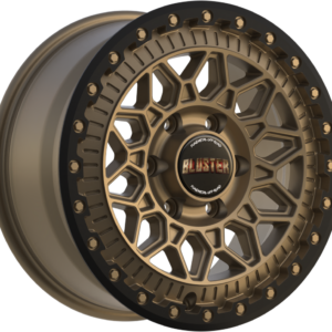 FONDMETAL BLUSTER 8.50X17 5X120 ET45 MATT BRAUN BLACK LIP