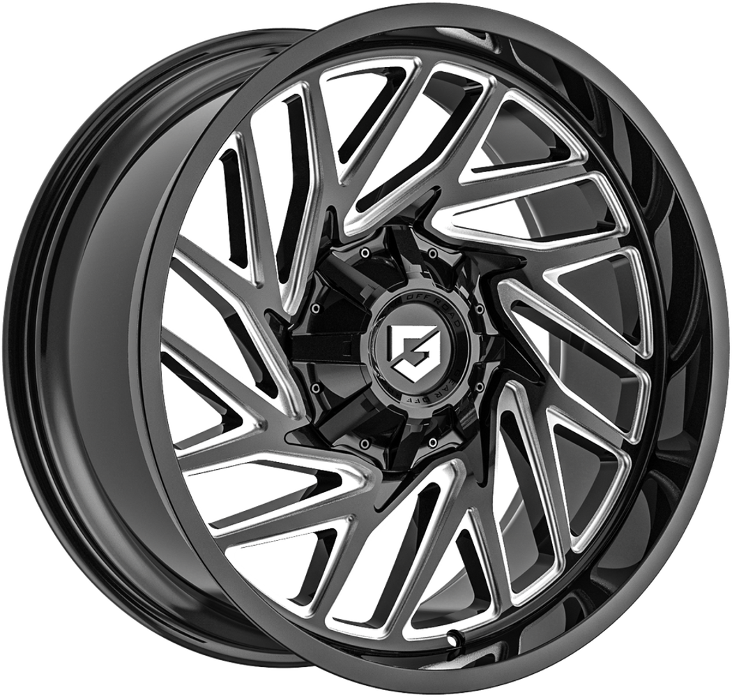 GEAR OFF ROAD 769 SEQUENCE 9.00X18 6X135 ET18 GLOSSY BLACK MILLED