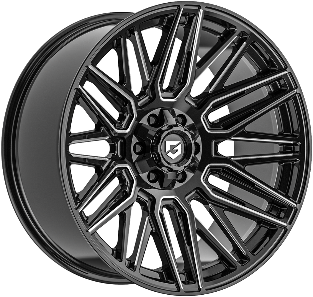 GEAR OFF ROAD 770 EDGE 9.00X18 6X135 ET18 GLOSSY BLACK MILLED