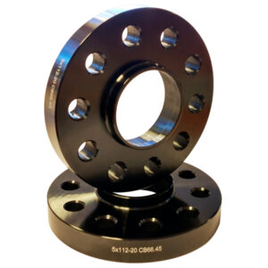 SEP. SIMPLE 20mm. D/C 5X114,3 CB66,1 - RENAULT/NISSAN - ANOD. NEGRO