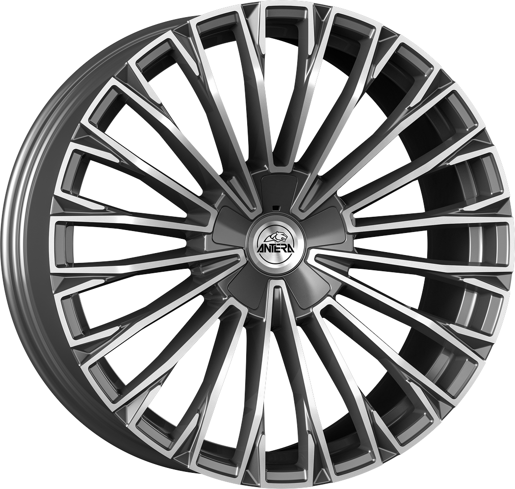 10.5X22 5X130 ET 48 ANTERA A103 MOON GREY DIAMOND