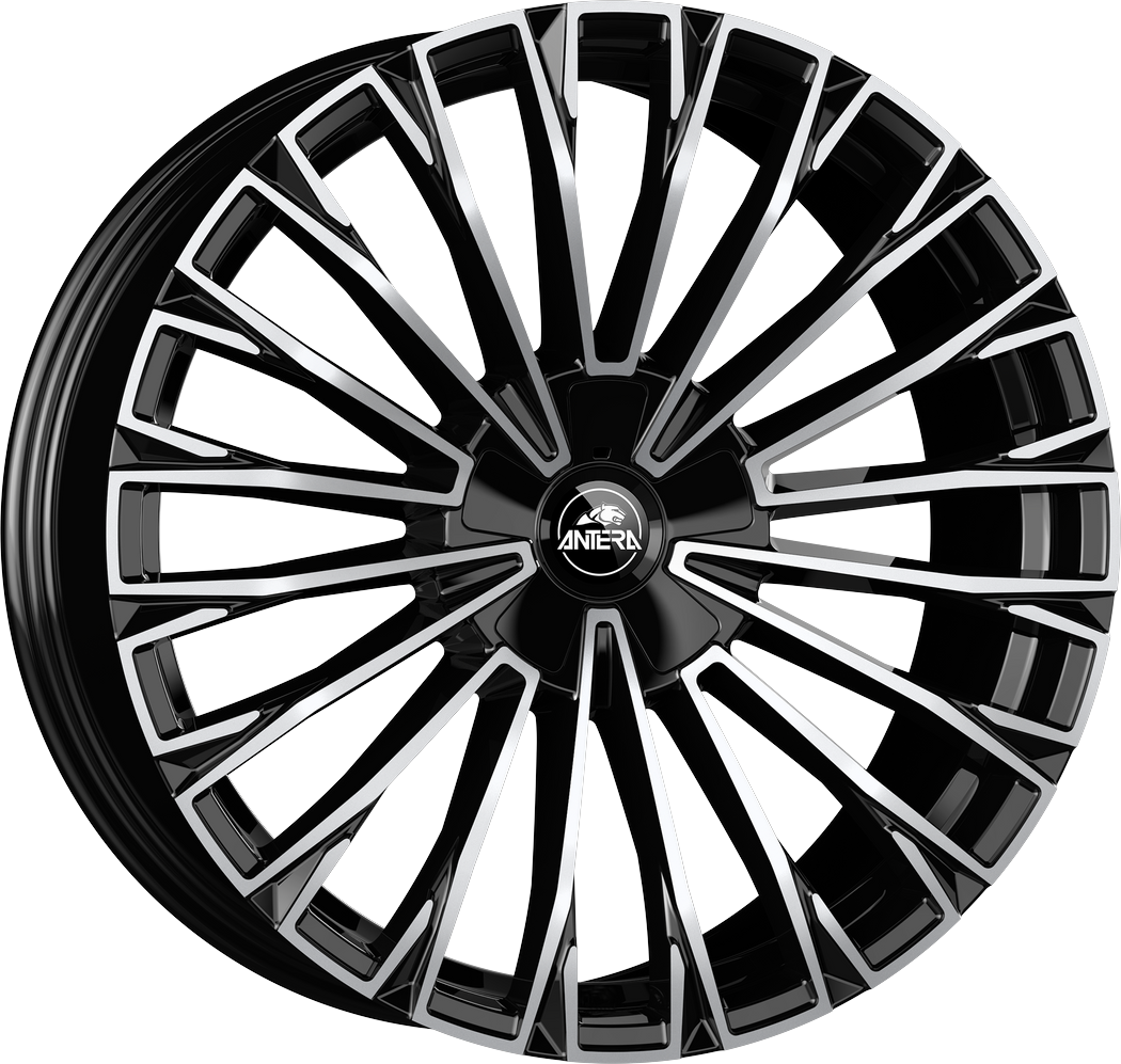 10.0X23 5X112 ET 18 ANTERA A103 PIANO BLACK DIAMOND