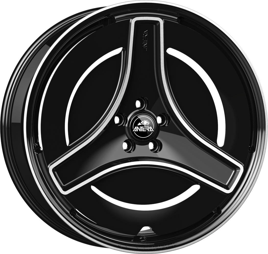 10.0X24 5X120 ET 35 ANTERA A303 PIANO BLACK DIAMOND