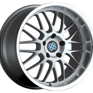 9.50X19 5X120 ET 30 BEYERN MESH SILVER W/ MIRROR CUT LIP
