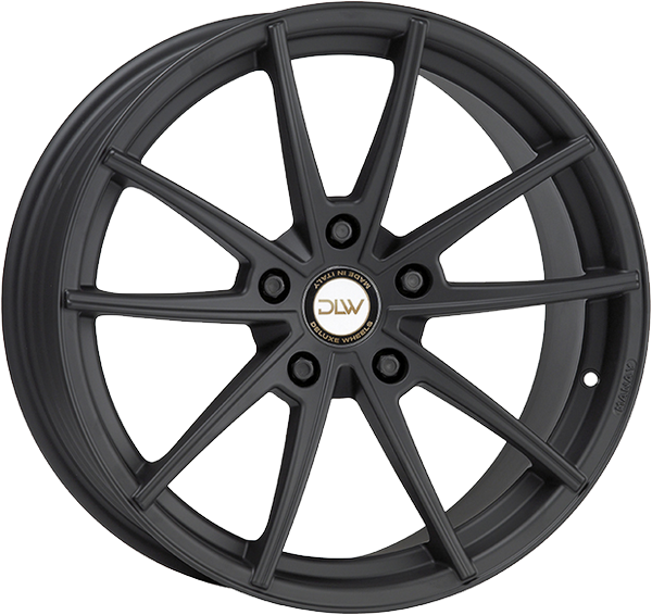 8.50X19 5X120 ET 38 DLW MANAY-K MATT BLACK